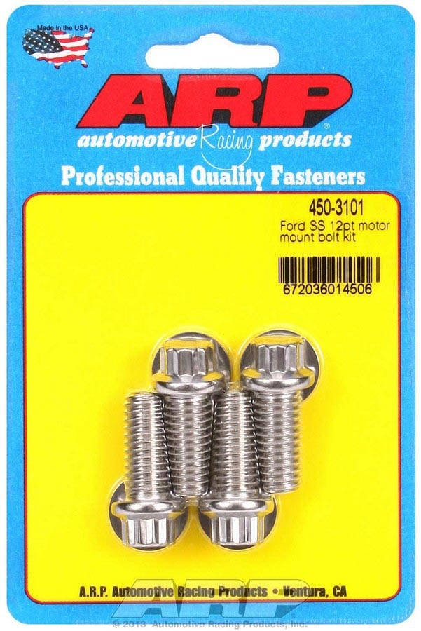 ARP SBF S/S SBF S/S Motor Mount Bolt Kit - 12pt. - 4503101