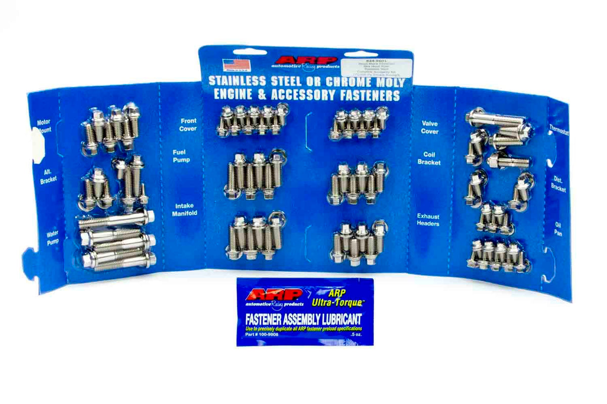 ARP Engine BLT Kit SBC Hex SS Engine Blt Kit SBC Hex Stainless - 5349601