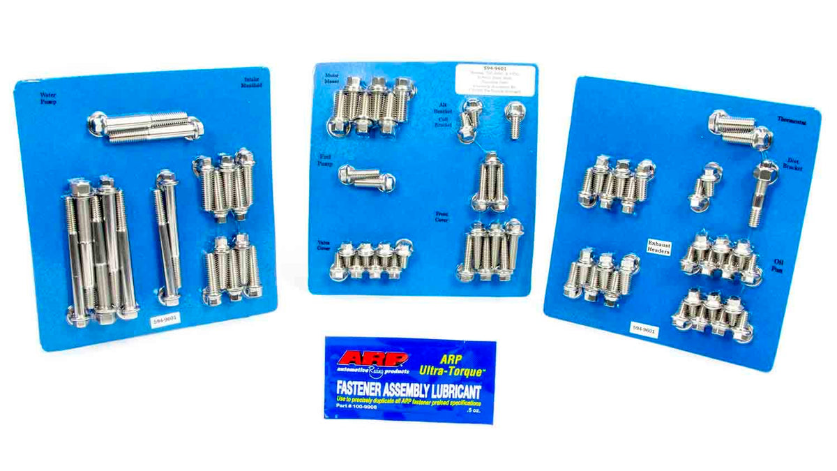 ARP Engine BLT Kit Pontiac Hex SS Engine Blt Kit Pontiac Hex Stainless - 5949601
