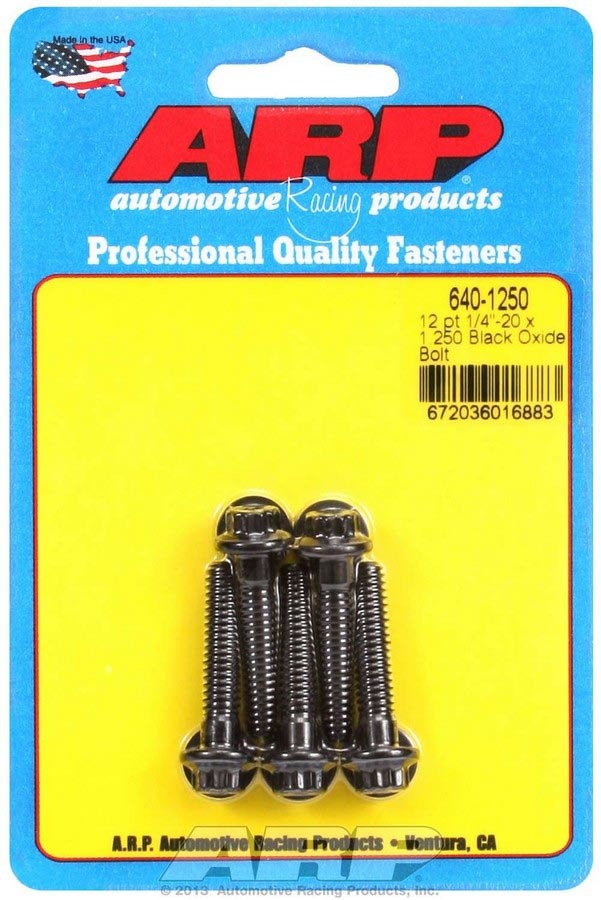 ARP Bolt Kit - 12pt. (5) 1/4-20 x 1.250 - 6401250