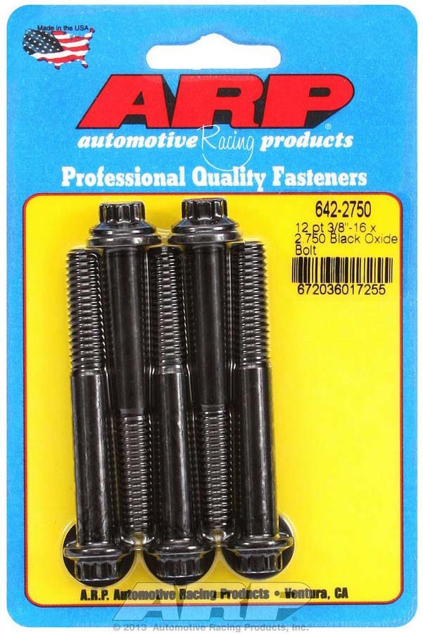 ARP Bolt Kit - 12pt. (5) 3/8-16 x 2.750 - 6422750