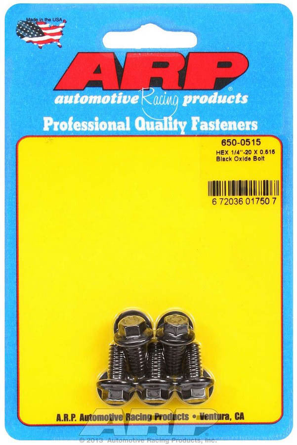 ARP 1/4-20 x 0.515 6pt Bolt Kit 5pk - 6500515