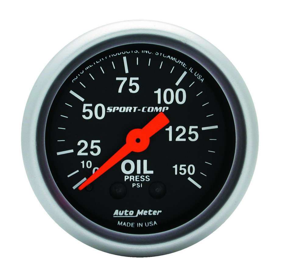 AutoMeter Td Gaug Oil Pressure 2 1/16 - 3323
