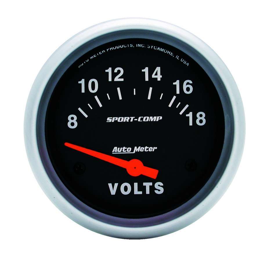 AutoMeter TD Gge Voltmeter 2 5/8 18