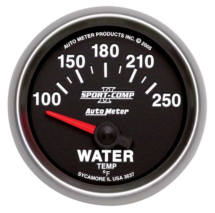 AutoMeter Td Gaug Water Temp 2 1/16 - 3637