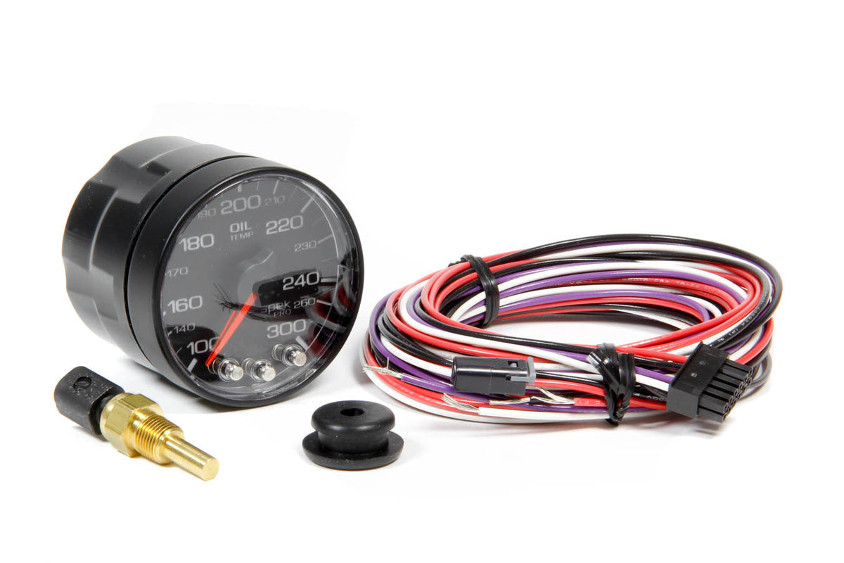 AutoMeter Spek-Pro 2-1/16 Oil Temp Gauge w/Peak Memory - P322328