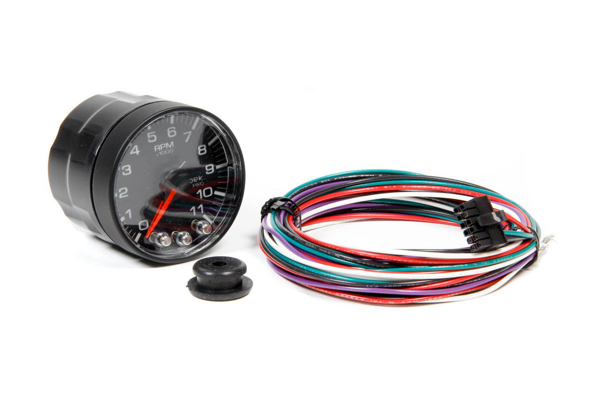 AutoMeter Spek-Pro 2-1/16 Tach w/ Shift Light & Peak Mem. - P336328