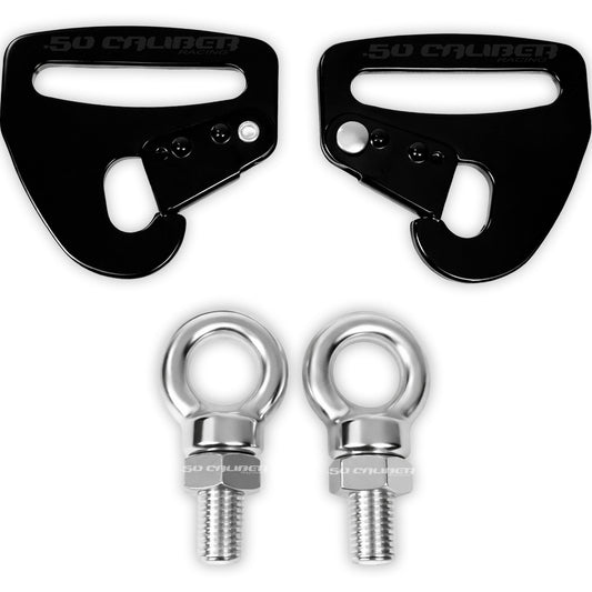 50 Caliber Racing Quick Release Racing Harness Mount for 4, 5, and 6 point seat belts