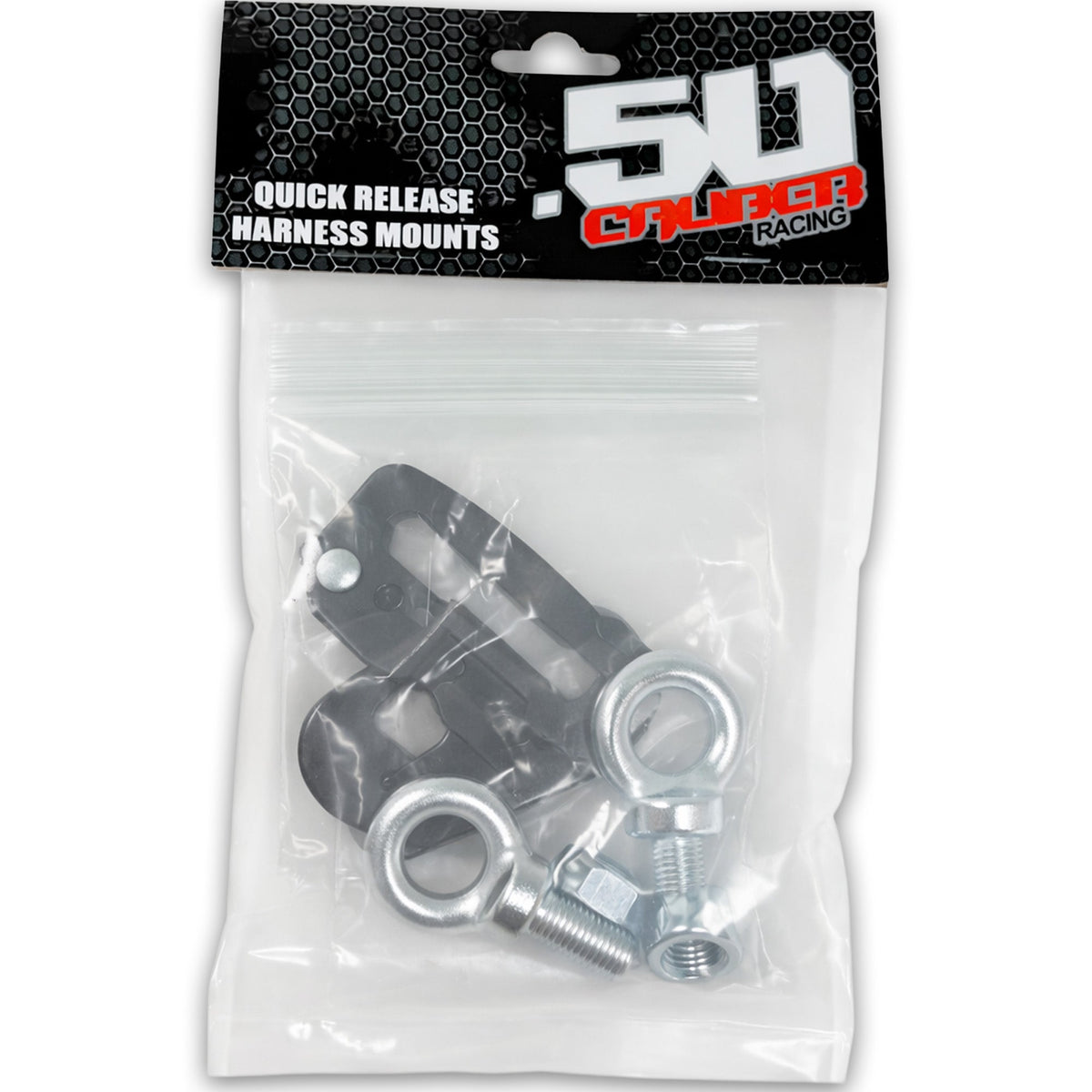 50 Caliber Racing Quick Release Racing Harness Mount for 4, 5, and 6 point seat belts