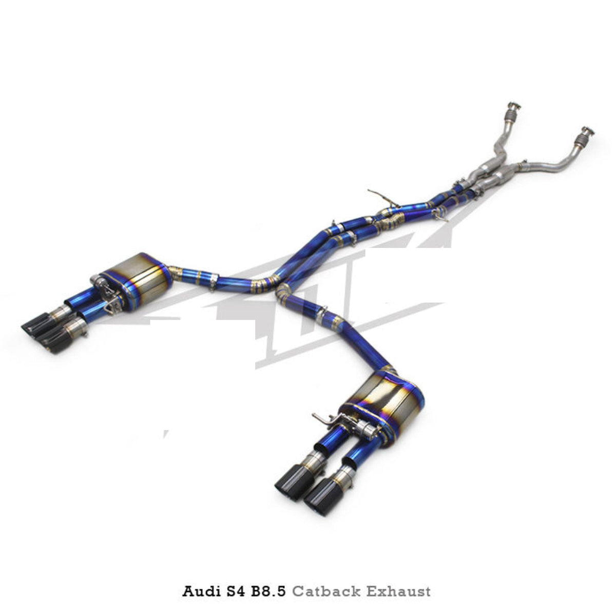Bull Boost Titanium Valved Catback Exhaust System for Audi B9 S4 S5