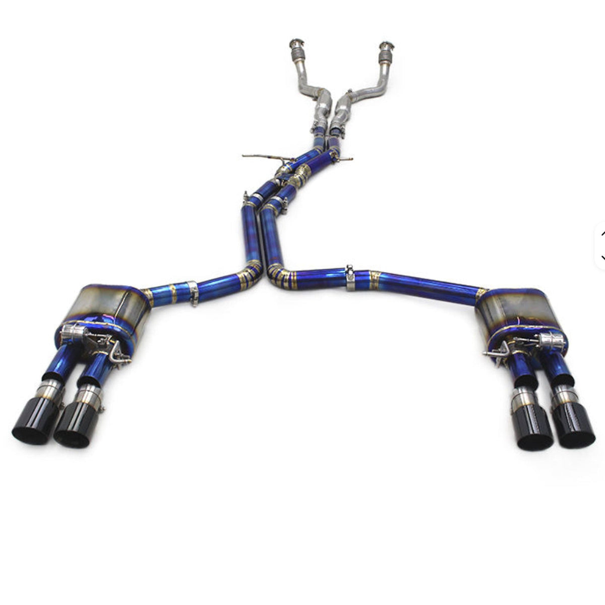 Bull Boost Titanium Valved Catback Exhaust System for Audi B9 S4 S5