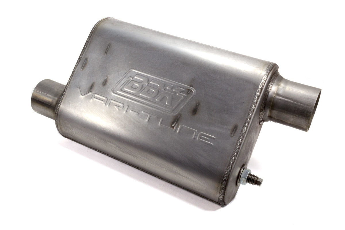 BBK Muffler Varitune Rect Stainless 2.5IN - 31015