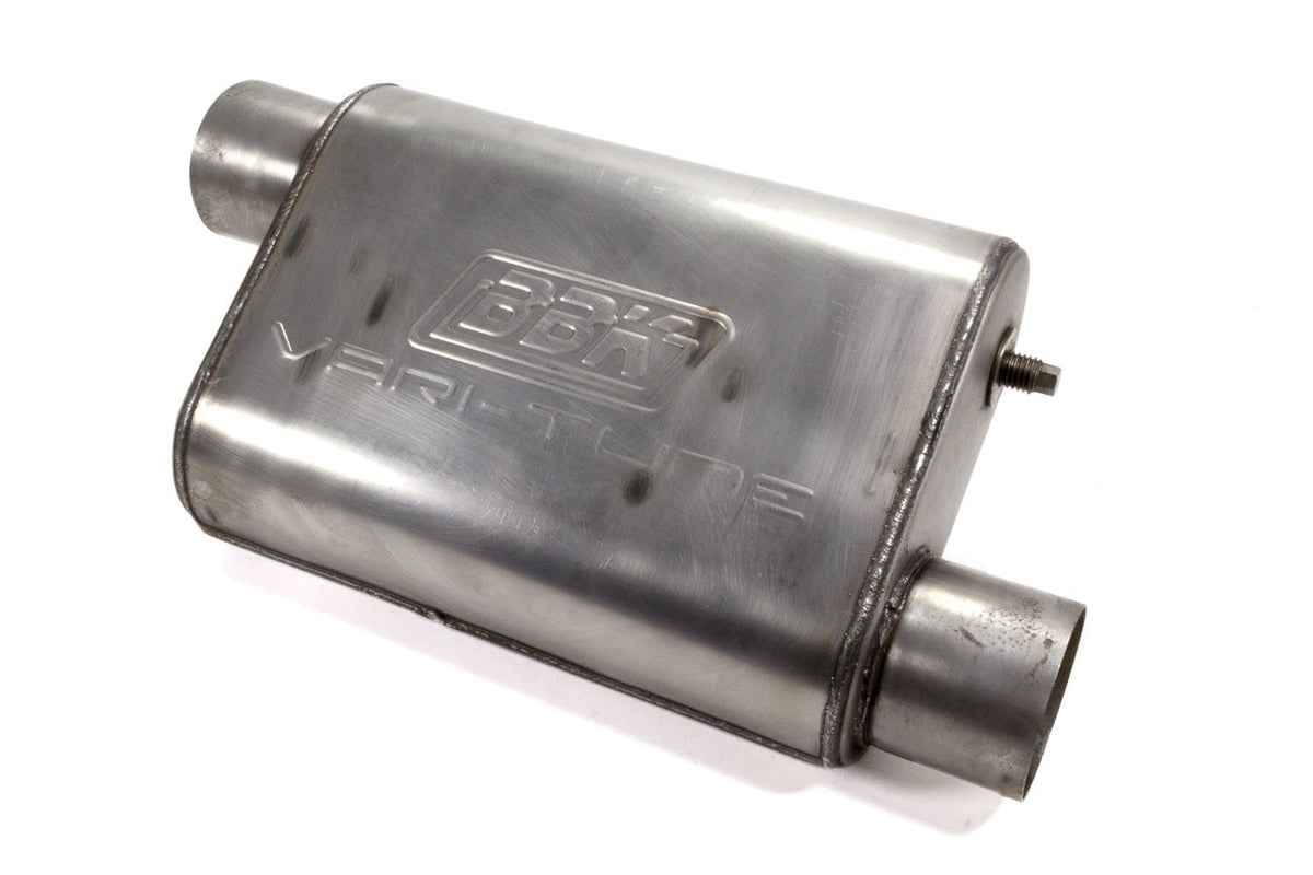 BBK Muffler Stainless Chambered Rect - 31035