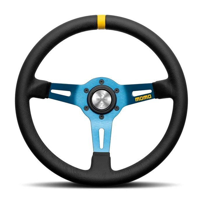 MOMO Steering Wheel MOD.08 Black/Blue