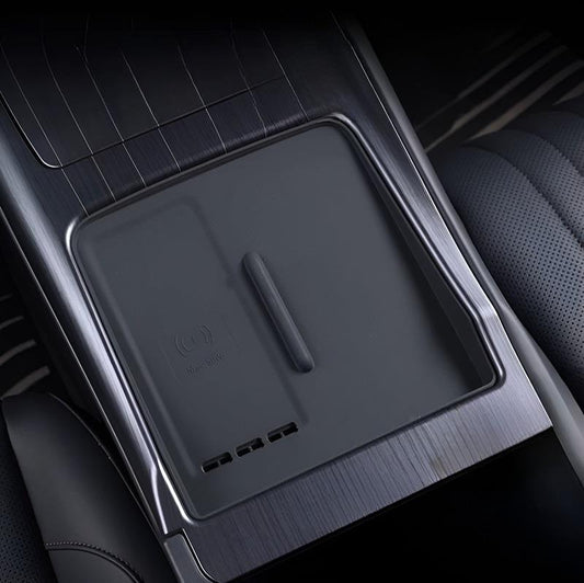 EVSTITAN Center Wireless Charger Silicone Pad & Cup Holder Pad