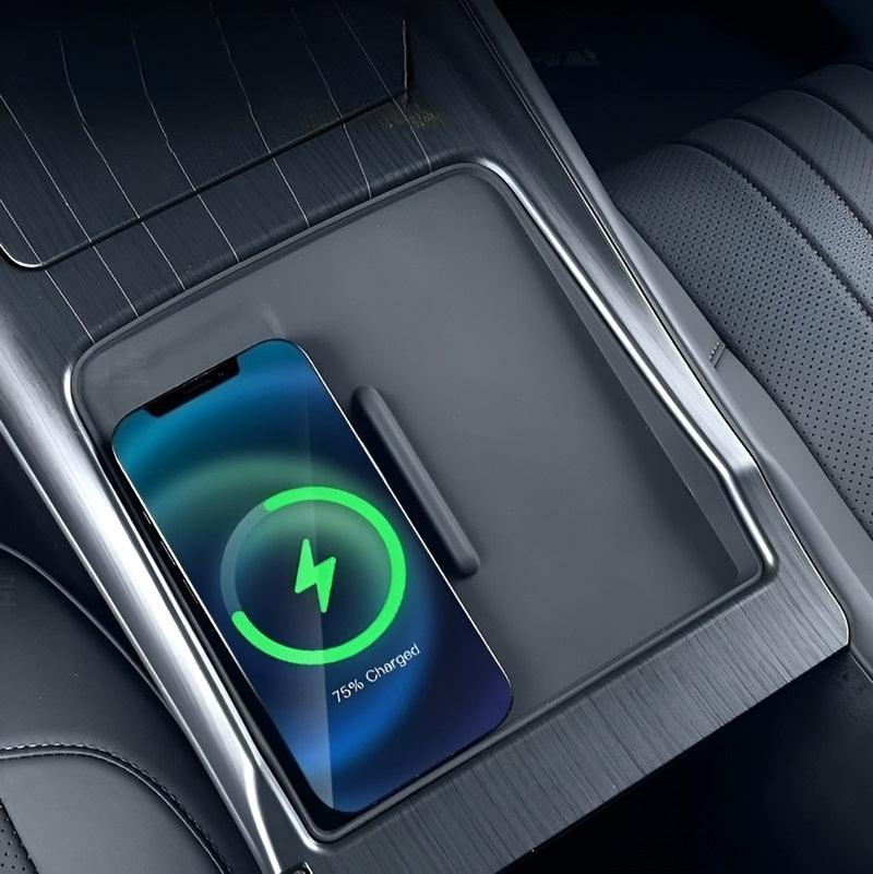 EVSTITAN Center Wireless Charger Silicone Pad & Cup Holder Pad