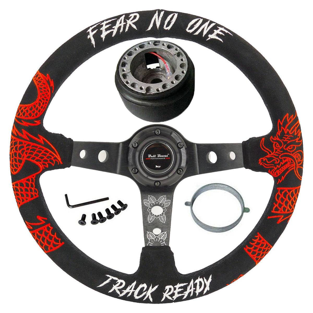 Bull Boost TRACK READY Steering Wheel Kit For Nissan Datsun 280Z 260Z 240Z 620 510 C10 US