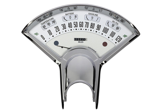 Classic Instruments Bel Era III Gauge Pkg-white - BET00W
