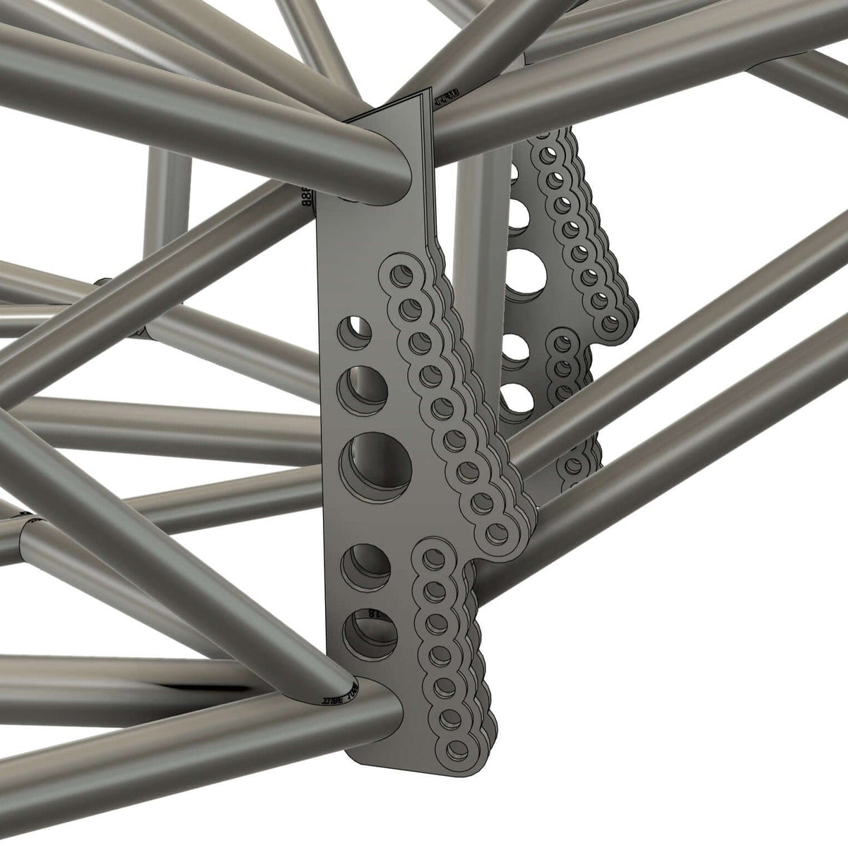 Chromoly 4-Link Chassis Bracket w/Doublers