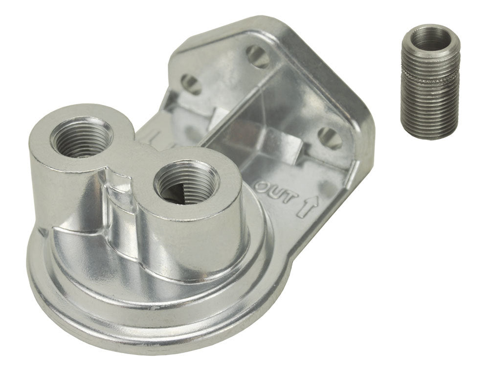 Derale Remote Ports-Up Filter Mount 1/4 NPT - 25044