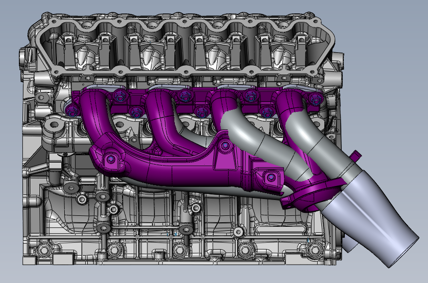 Godzilla Swap Mid Length Headers for F-100, 60's Mustang, & Universal Fitment 7.3L/6.8L Ultimate Headers