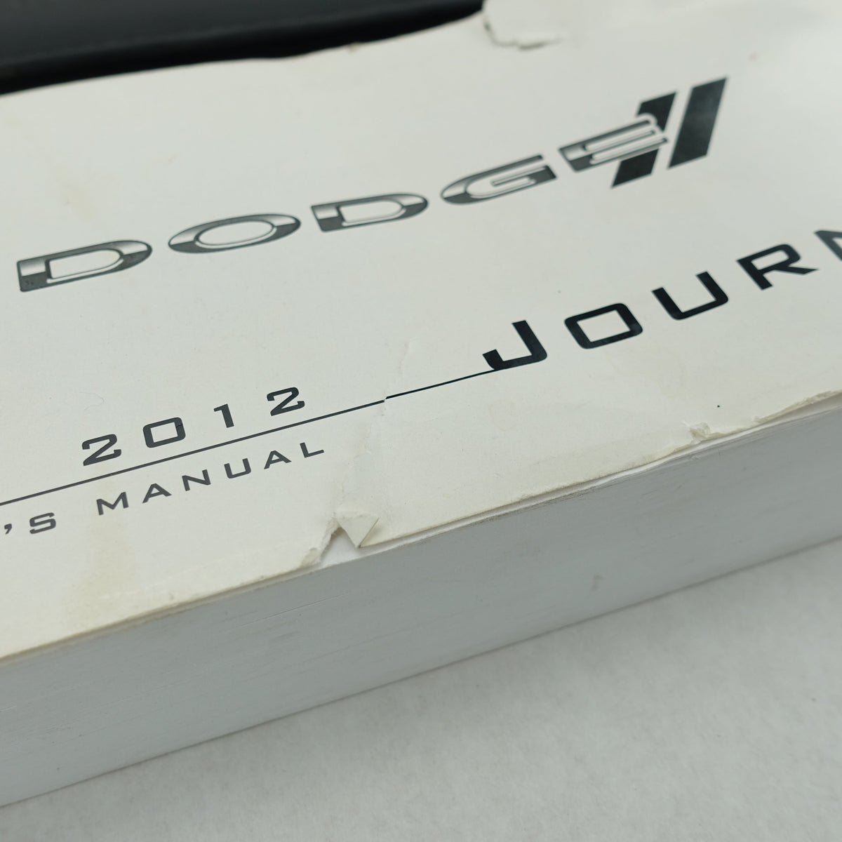 Damage 2012 Dodge Journey Owners Guide Manual Book