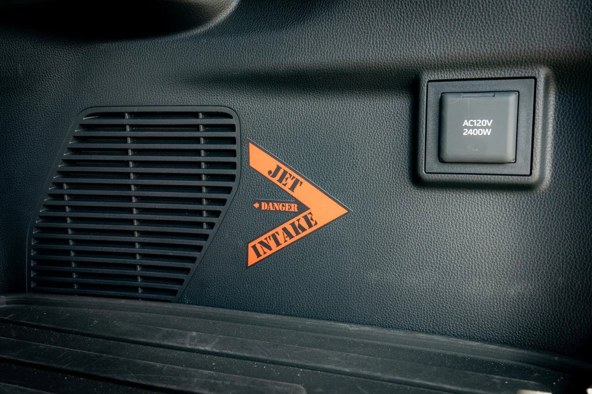 Intake Warning Stickers - 2024+ Land Cruiser
