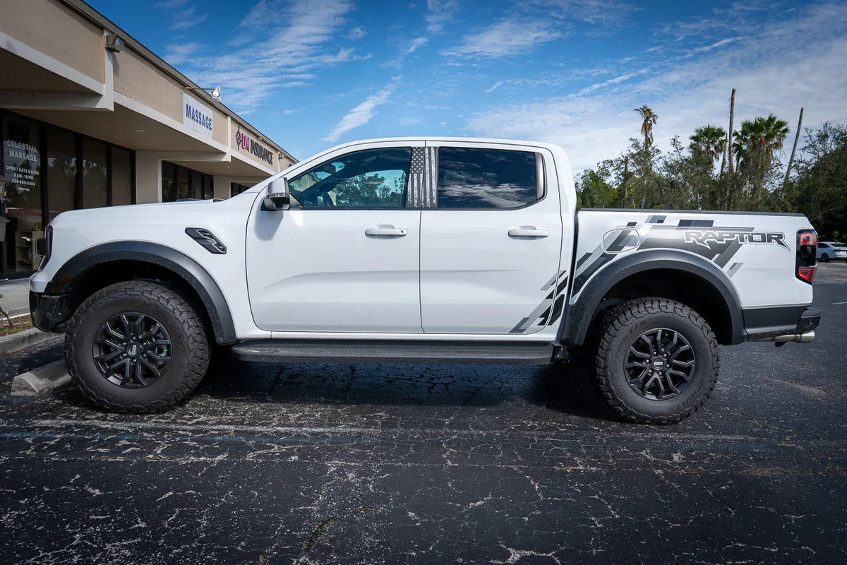 USA American Flag B Pillar Overlays - 2024+ Ranger