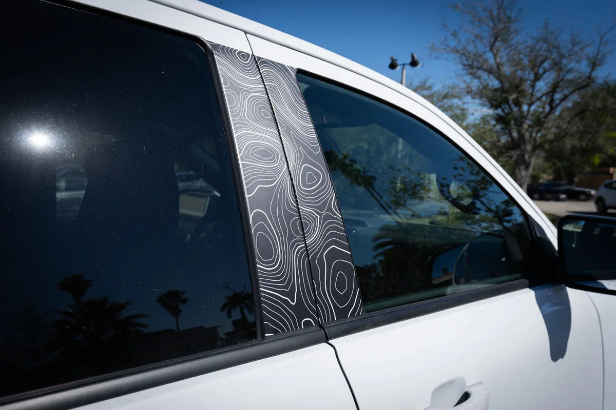 USA Topographic B Pillar Overlays - 2024+ Ranger