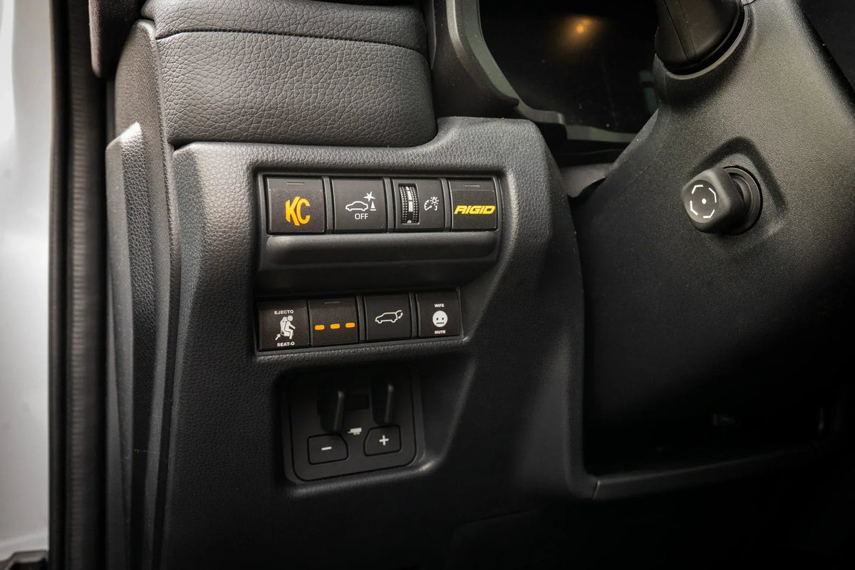 Auxiliary Switch Labels (Upfitter) - 2024+ Tacoma / Land Cruiser / 2025+ 4Runner