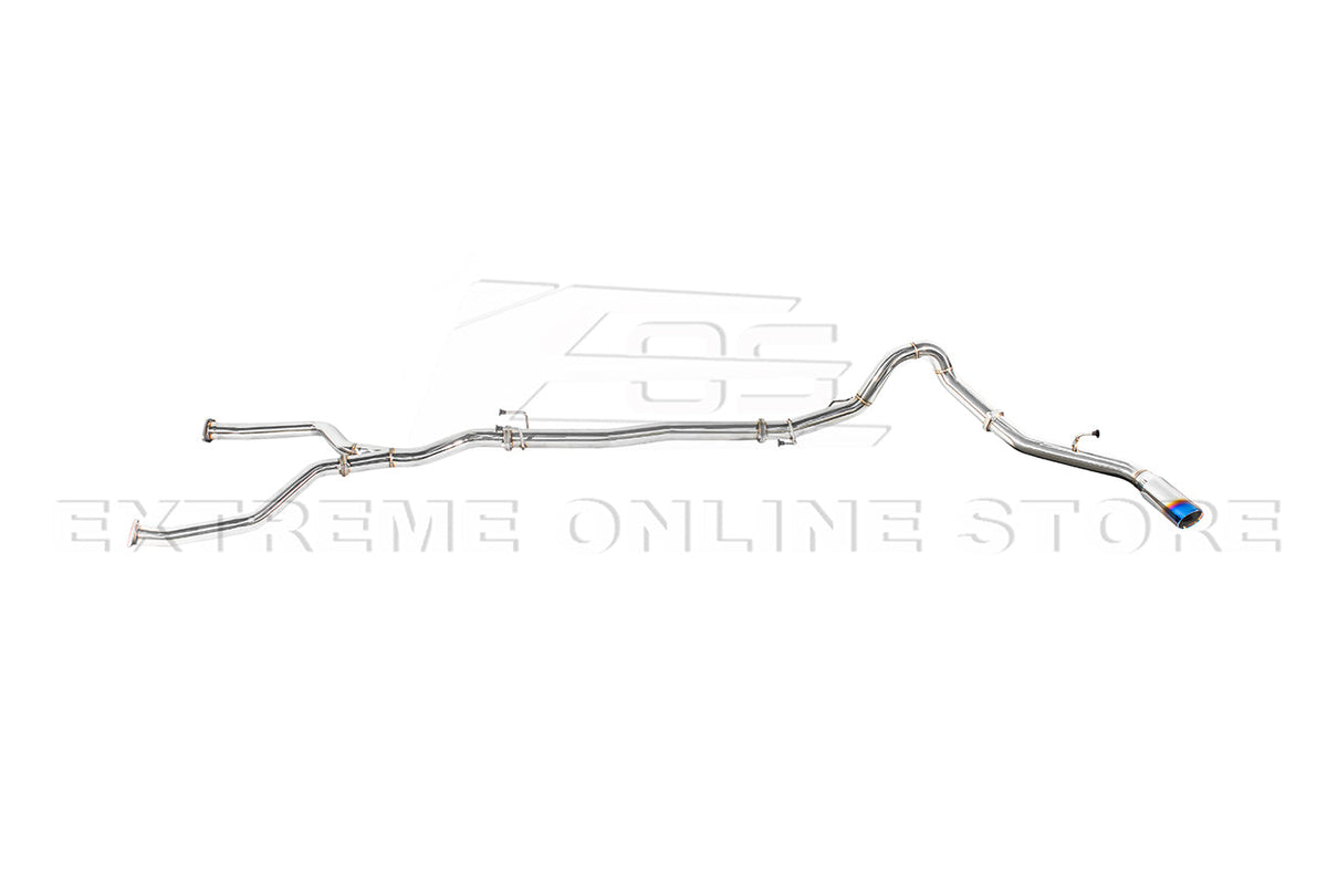 2022-Present Toyota Tundra Cat Back Burnt Tip Exhaust