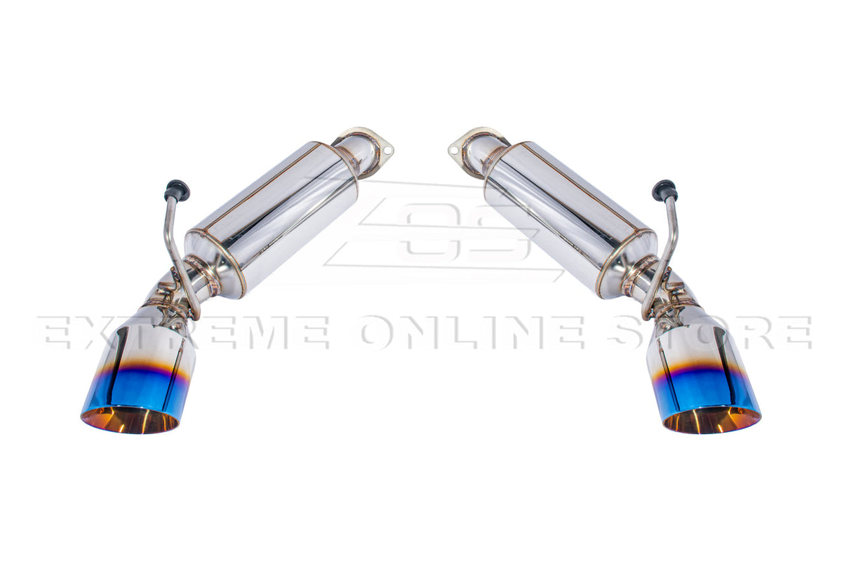 2014-2016 Infiniti Q60 Muffler Axle Back Burnt Tips Exhaust
