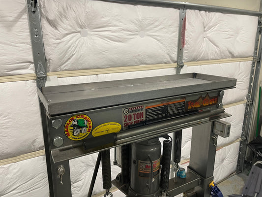 Elevate Metalcraft Harbor Freight 20T Press Upper Tool Tray Bolt on
