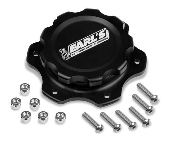 Earl's Billet Fuel Cell Cap with/6 Bolt - 166016ERL