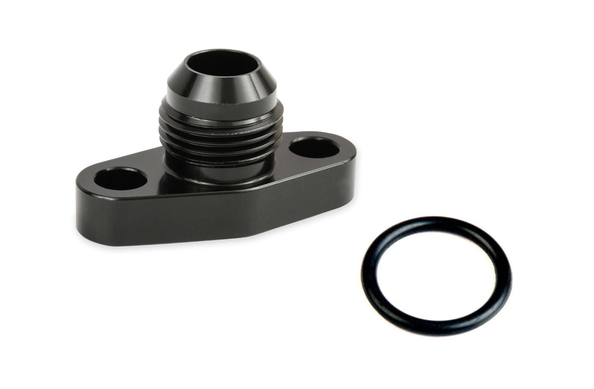 Earl's Turbo Oil Drain Back Flange 10an - Black - GT0001ERL
