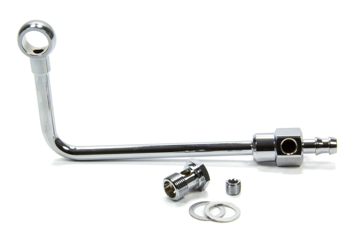 Edelbrock Chrome Fuel Line for EPS Carb. - 8126