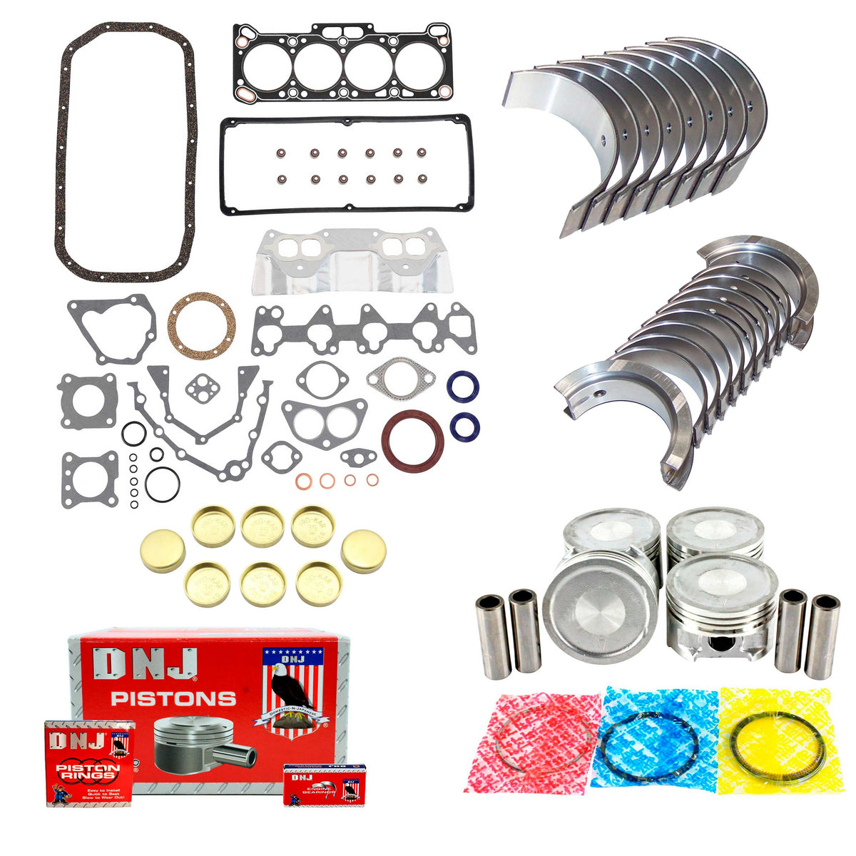 DNJ Engine Rebuild Kit 1995-1996 Mitsubishi 1.5L