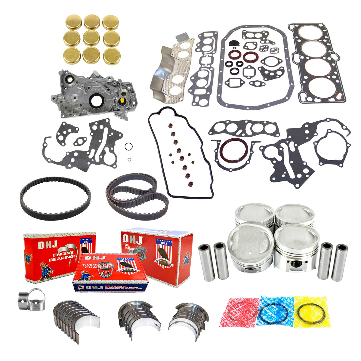 DNJ Master Engine Rebuild Kit 1987 Mitsubishi 2.0L
