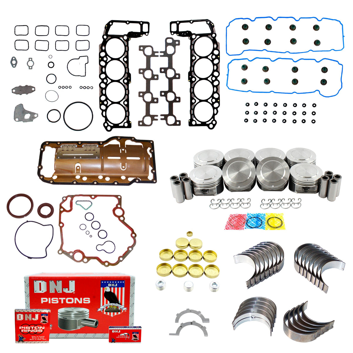 DNJ Engine Rebuild Kit 2005-2007 Dodge 4.7L