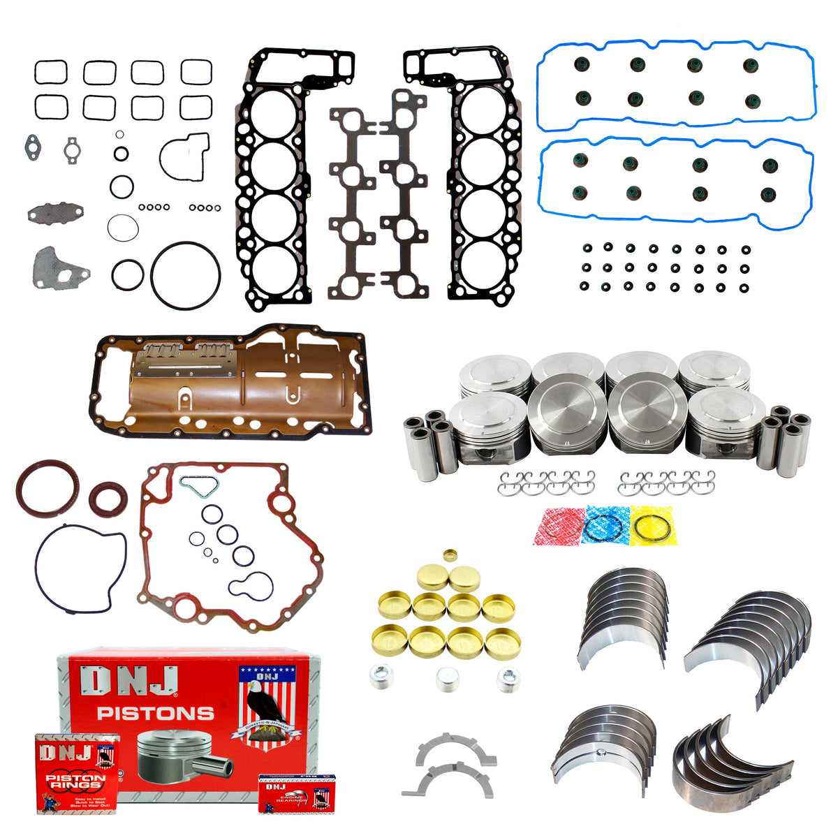 DNJ Engine Rebuild Kit 2004 Jeep 4.7L