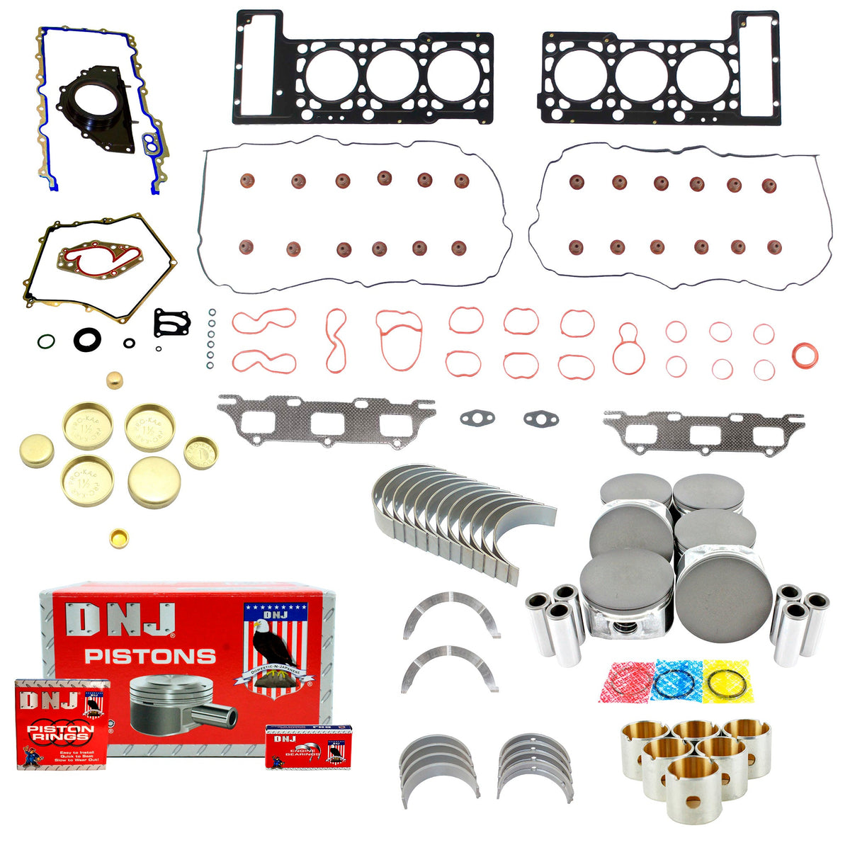 DNJ Engine Rebuild Kit 2005-2008 Chrysler, Dodge 2.7L