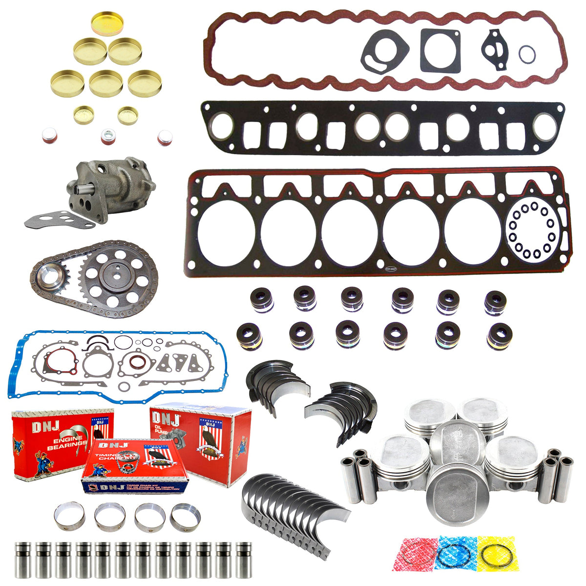 DNJ Master Engine Rebuild Kit 1992-1993 Jeep 4.0L