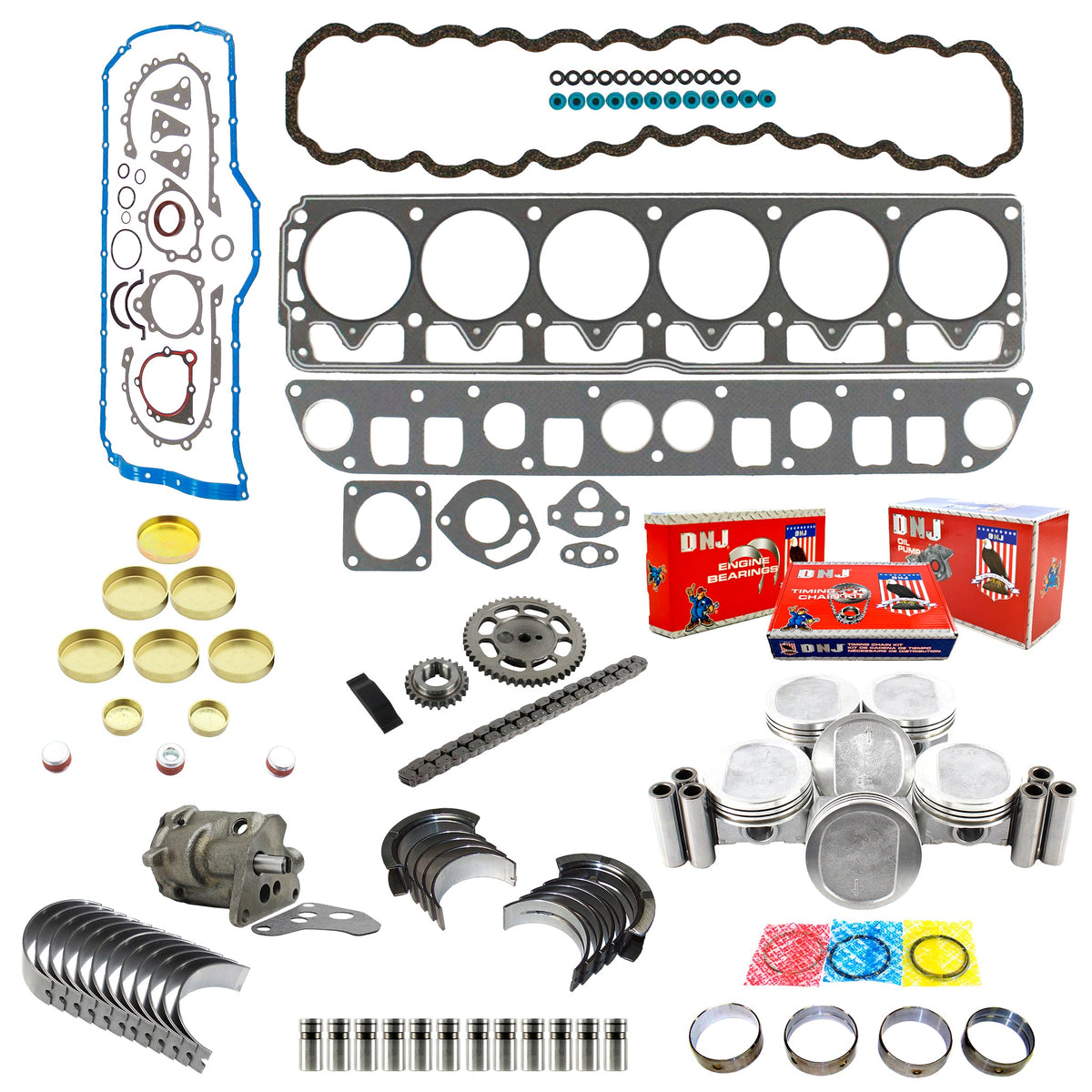 DNJ Master Engine Rebuild Kit 1994-1995 Jeep 4.0L