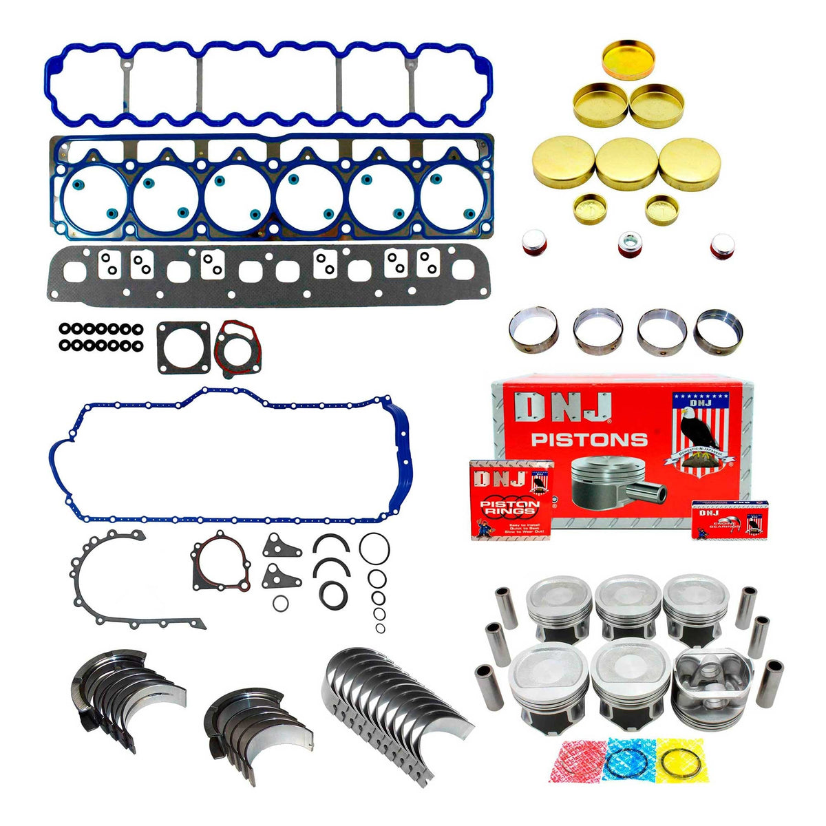 DNJ Engine Rebuild Kit 2004-2006 Jeep 4.0L