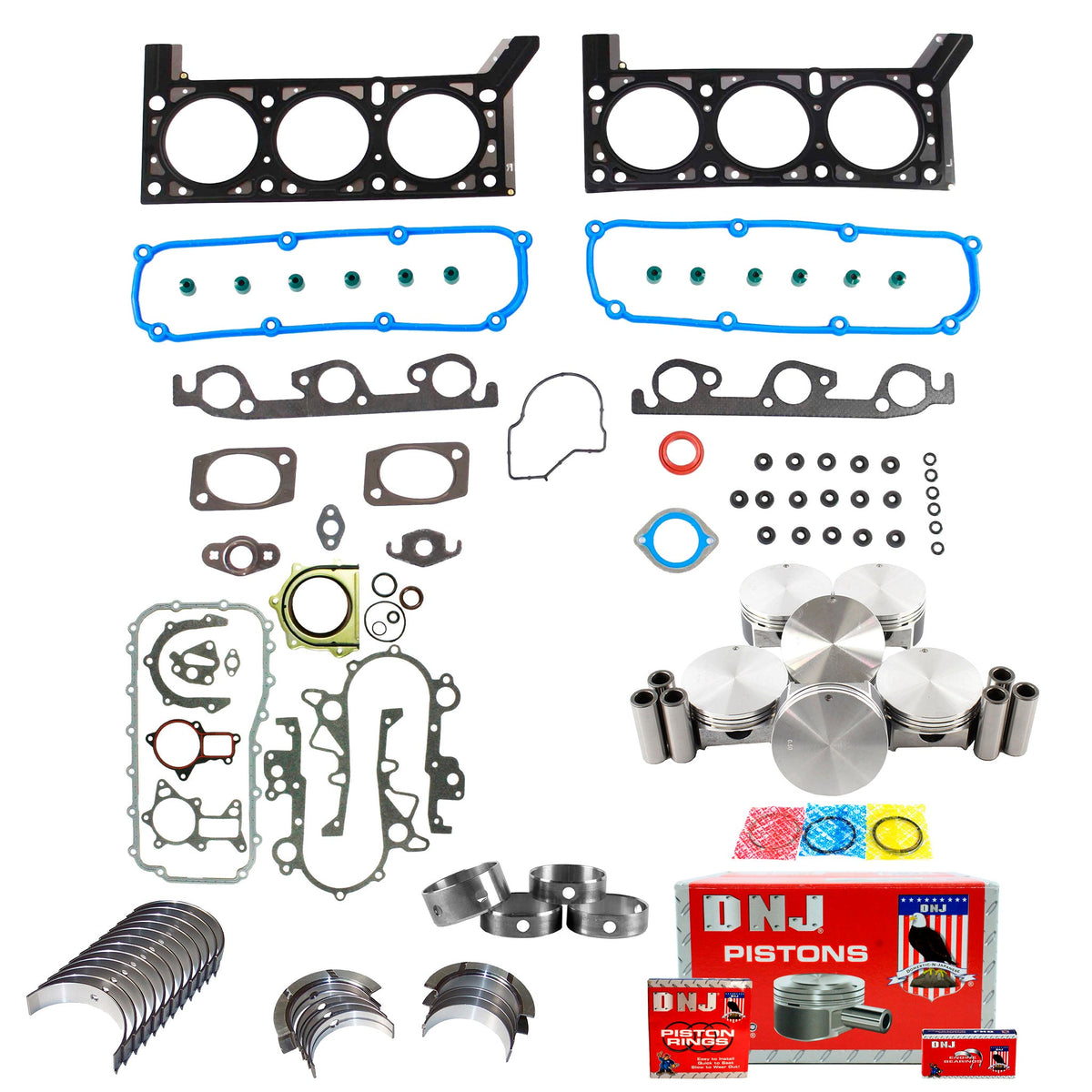 DNJ Engine Rebuild Kit 2009-2010 Chrysler, Dodge 3.3L
