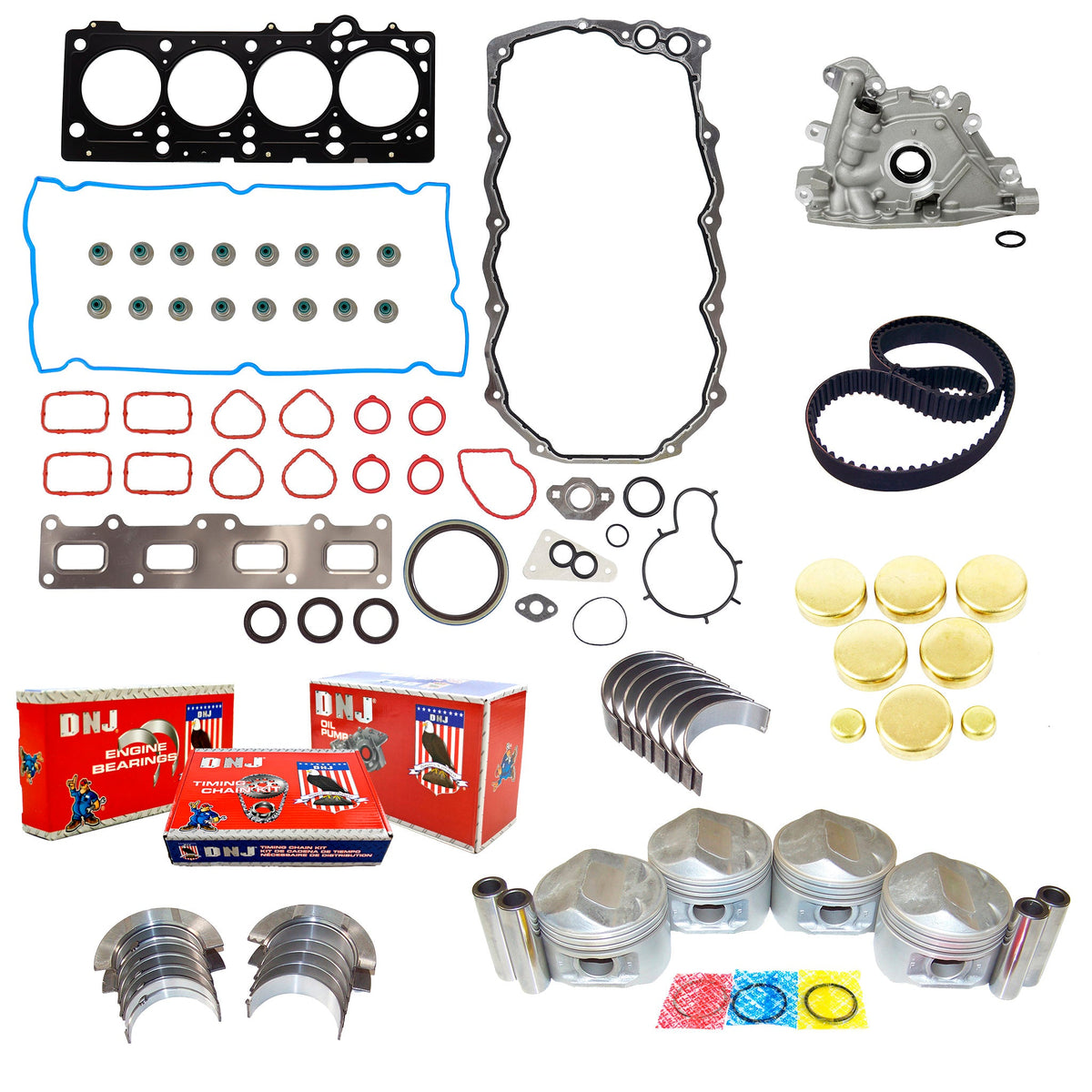 DNJ Master Engine Rebuild Kit 2002 Chrysler 2.4L