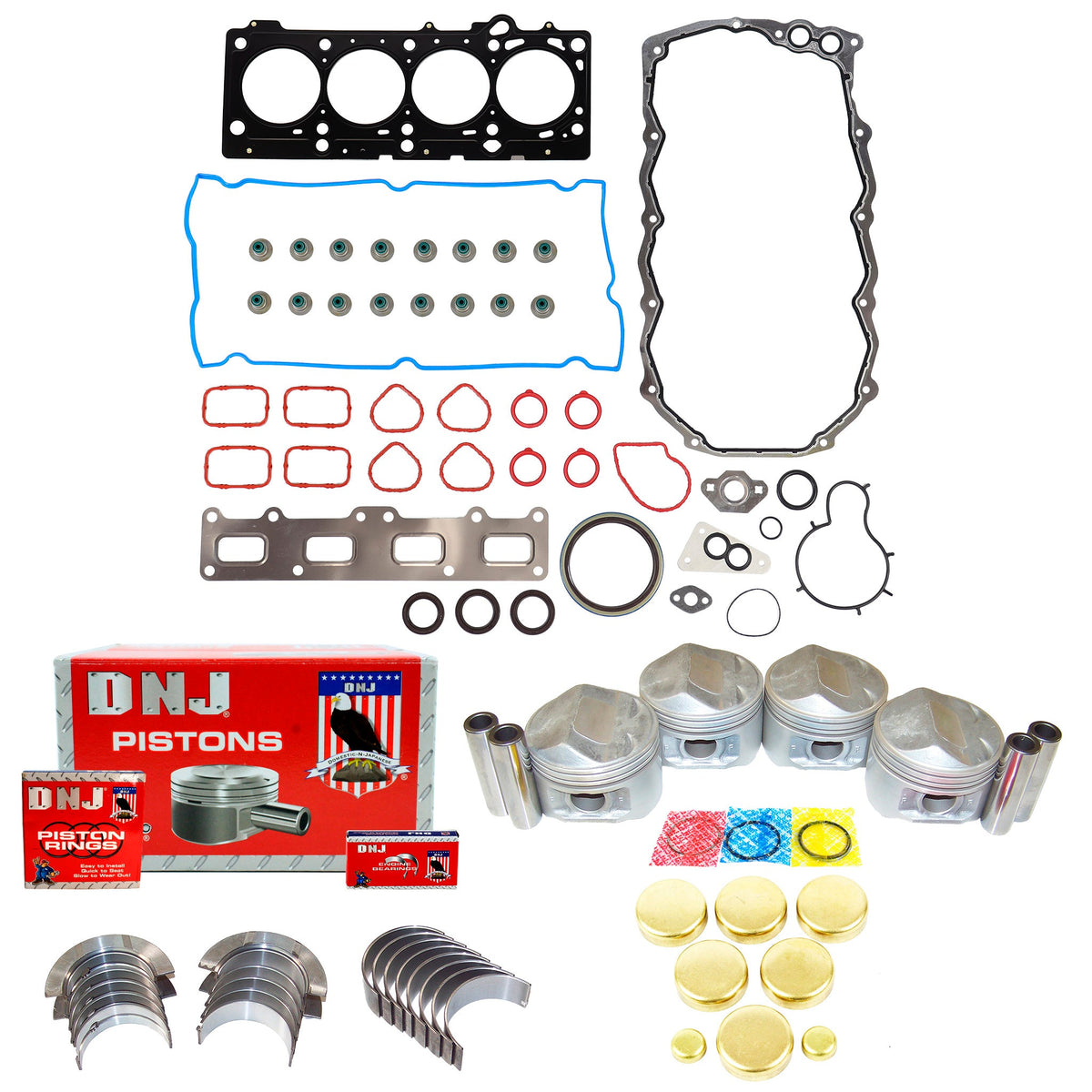 DNJ Engine Rebuild Kit 2002 Chrysler 2.4L