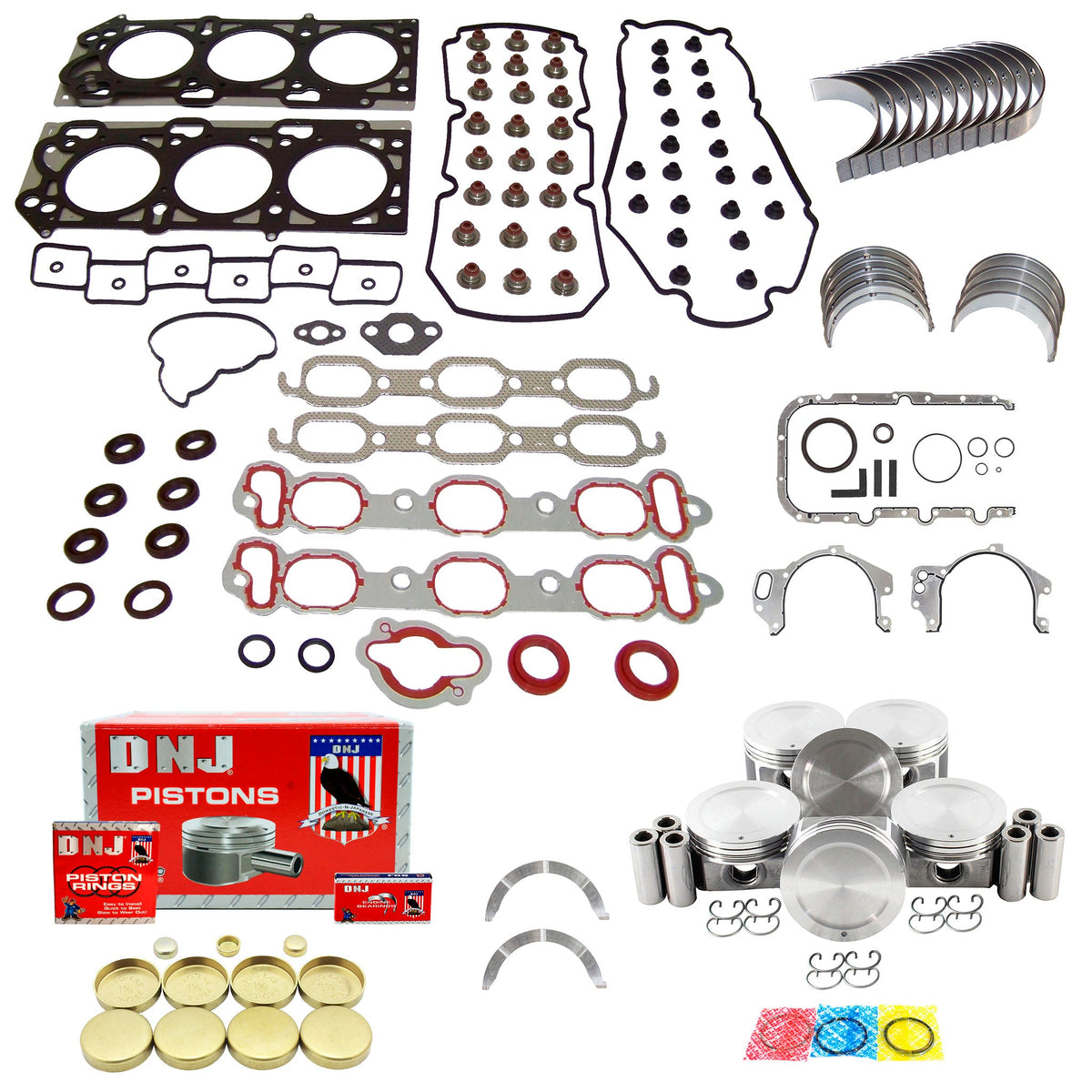 DNJ Engine Rebuild Kit 1999-2002 Chrysler, Dodge, Plymouth 3.5L