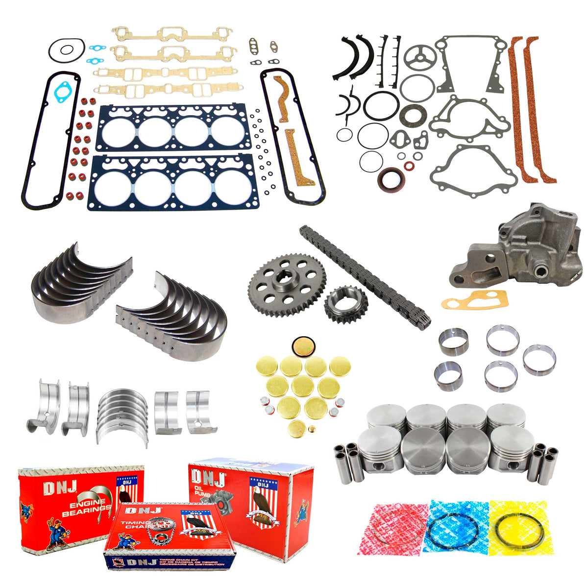 DNJ Master Engine Rebuild Kit 1991 Dodge 5.2L
