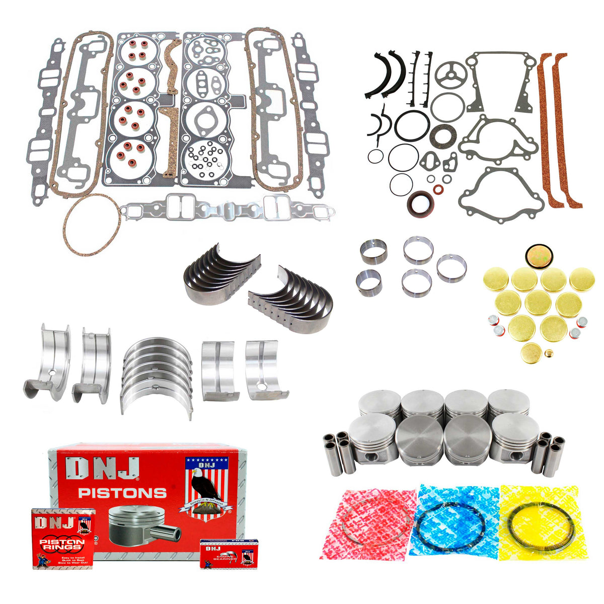 DNJ Engine Rebuild Kit 1990 Dodge 5.2L